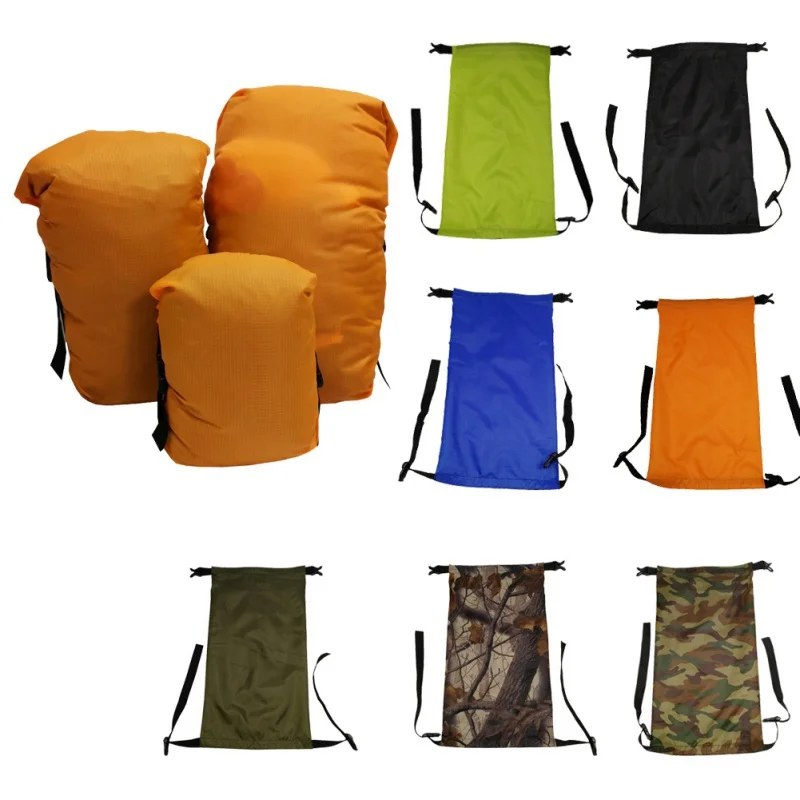 5L/8L/11L Outdoor Camping Schlafsack Pack Kompression Zeug Sack Lagerung Ultraleicht Tragen Tasche Wasserdichte Tasche zubehör Image