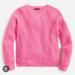 J. Crew Tops | J.Crew Waffle Crewneck Pullover - Pink - Small | Color: Pink | Size: S