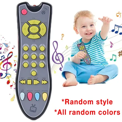 Music Mobile Phone TV Remote Control Baby Early Educational Toys Electric Numbers English Learning