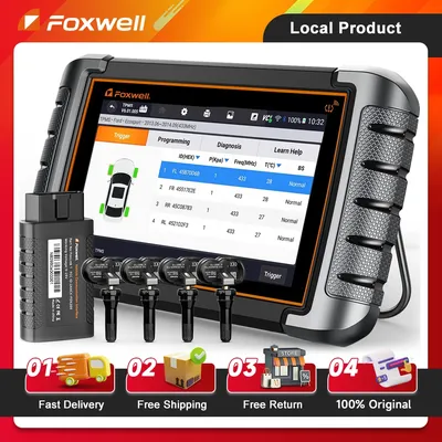 FOXWELL NT809TS OBD2 Scanner TPMS Programmer 30+ Resets Bidirectional Tool All System Code Reader