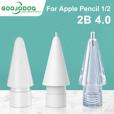 GOOJODOQ Precision Replacement Nib for Apple Pencil 2 1 for Apple Nib iPad Pencil Stylus Durable pen
