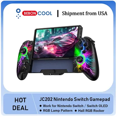 BEBONCOOL JC202 Switch Controller For Nintendo Switch/Switch OLED Joystick Gamepad Built-in 6-Axis