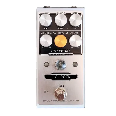 LYR PEDALS Ly Rock White Classic Dual Pressure Stacked Compression Effector Pedal Accurately Reproduces Legendary Kari 76 Sound