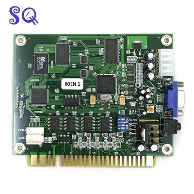 Jamma 60 in 1 Classical Game PCB for Tracking Ball Cocktail Arcade Machine UP Right Arcade Machine