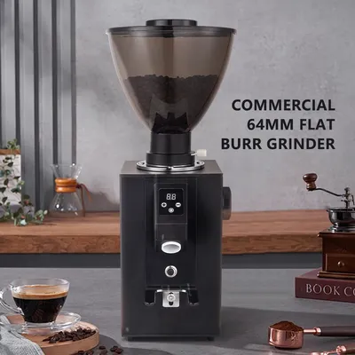 ITOP TCG64 Electric Grinder 64mm Flat Burr Grinder Quantitative Grinding Espresso Grinder Coffee Bean Grinder Miller 220V 110V