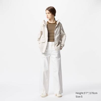 Uniqlo - Cotton Wide Trouser Jeans - White - XS