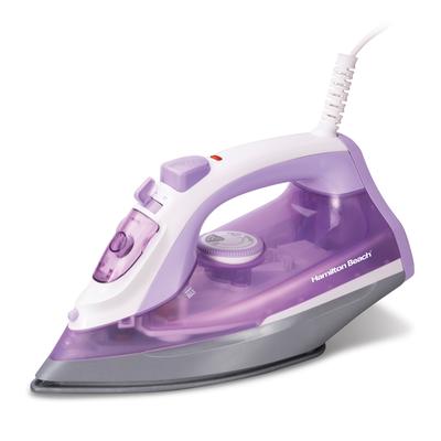 Hamilton Beach Steam Iron with Extra-Glide Nonstick Soleplate