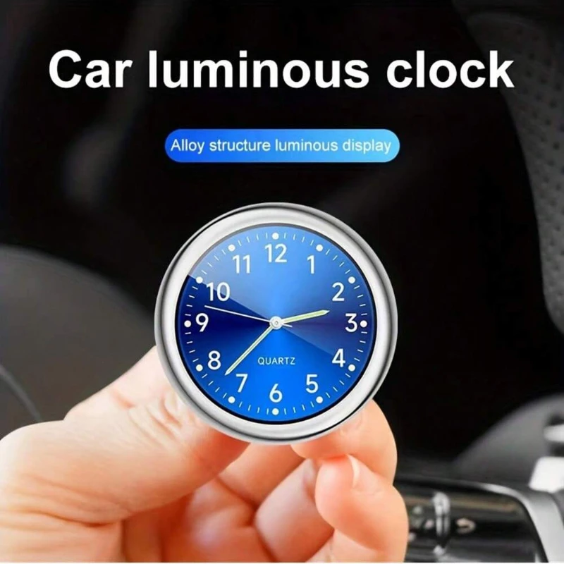 Horloge de voiture intérieur de voiture montre à Quartz numérique tableau de bord horloge de voiture intérieur accessoires automobiles, décoration de tableau de bord