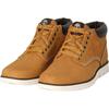 Schnürboots TIMBERLAND "BRADSTREET MID LACE UP SNEAKER", Gr. 44,5, gelb (wheat), Leder, sportlich, Schuhe, Winterstiefel, Schnürstiefel, Winterschuhe