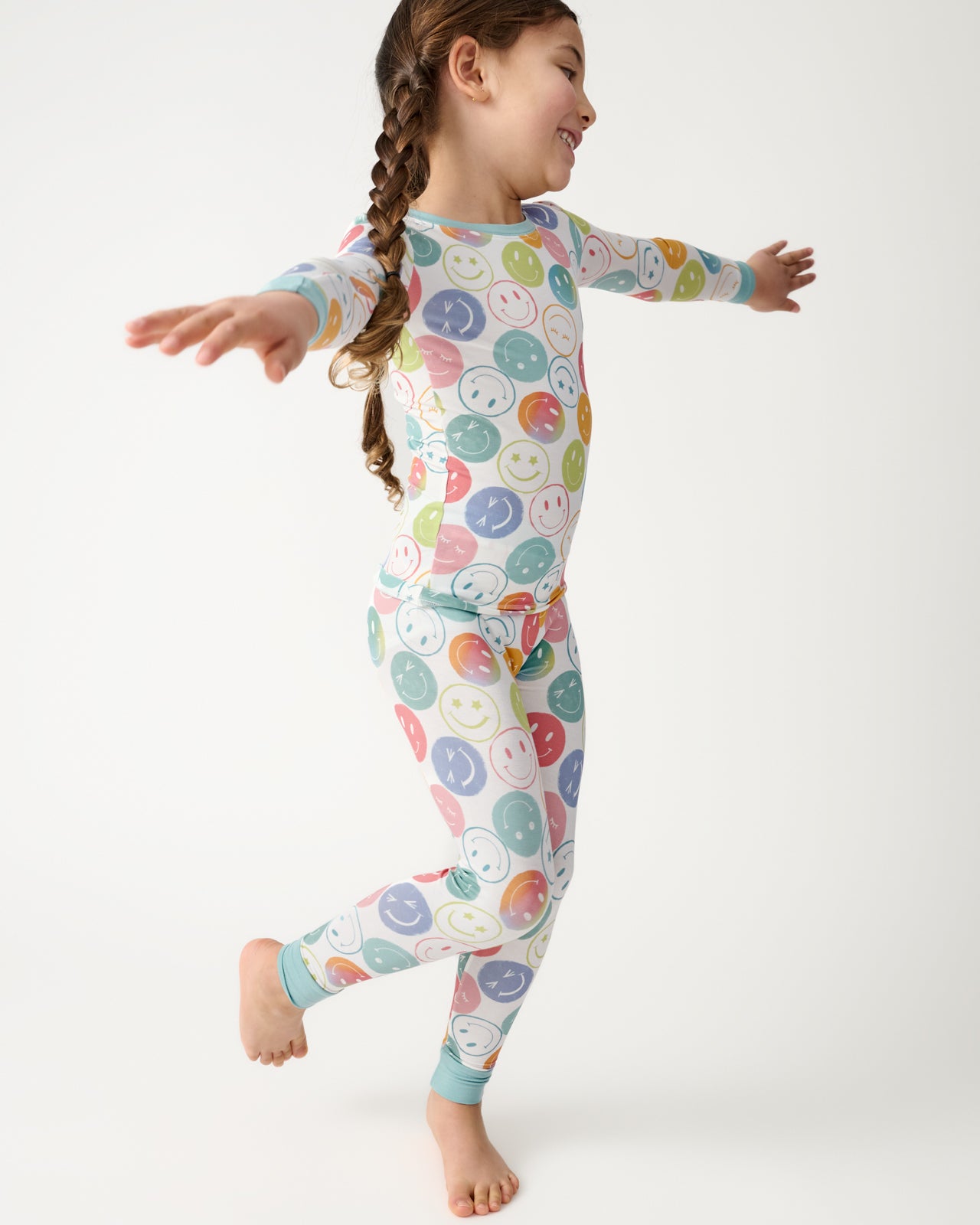 Positive Vibes Two-Piece Pajama Set - 12-18 months - Little Sleepies