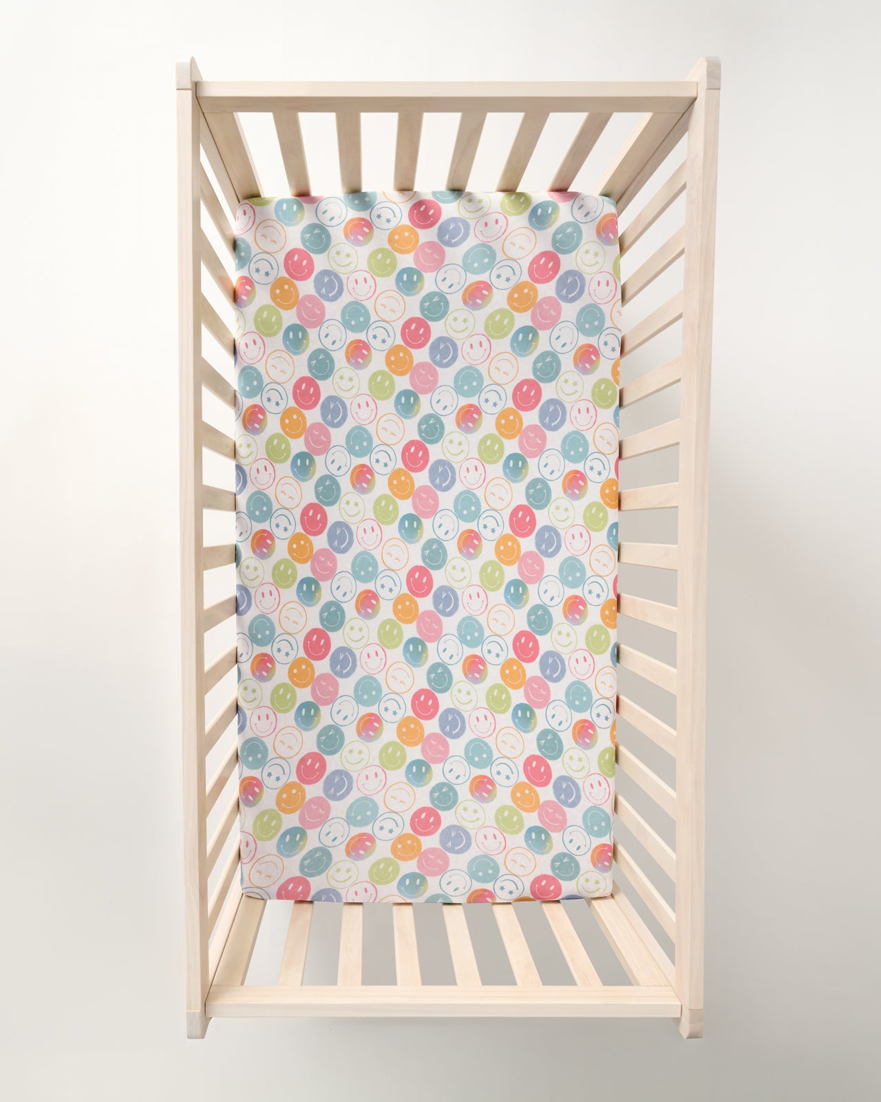 Positive Vibes Fitted Crib Sheet - Standard