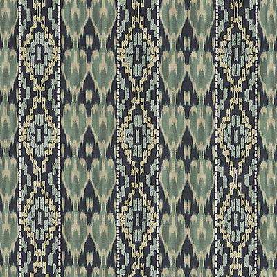 Aziza Blue Green Fabric by the Yard - Ballard Designs