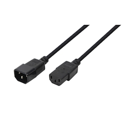 LogiLink CP091, 1,8 m, C14-Koppler, C13-Koppler, 250 V, 10/16 A Image