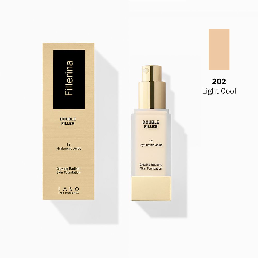 LABO Double Filler 12 Hyaluronic Acids Glowing Radiant Skin Fondotinta