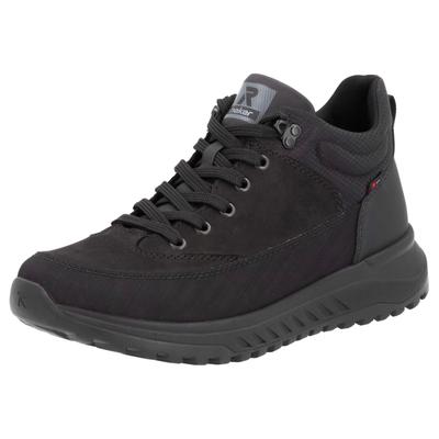 Sneaker RIEKER EVOLUTION, Herren, Gr. 40, schwarz, Leder, Lederimitat, Textil, sportlich, Schuhe, Freizeitschuh, Outdoor