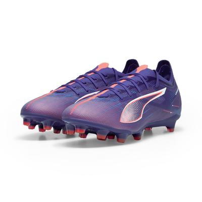 Fußballschuh PUMA "ULTRA 5 MATCH FG/AG" Gr. 43, blau (lapis lazuli-puma white-sunset glow) Schuhe