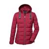 Steppjacke "GW 4 WMN QLTD JCKT", Damen, Gr. 44, rot (weinrot), Oberstoff: 100% Polyester (recycelt), Futter: 100% Polyamid, Wattierung: 100% Polyester, G.I.G.A. DX BY KILLTEC, sportlich, Jacken, Modische, wasserabweisende Steppjacke, recycelte...