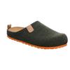 Pantoffel ROHDE "NAPOLI-H", Herren, Gr. 43, grün (grün, meliert), Filz, klassisch, Schuhe, Clog, Hausschuh, Homeslipper mit herausnehmbarer Innensohle