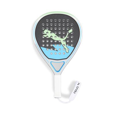 Padelschläger PUMA "NOVA ELITE HYB Erwachsene" Racketsportschläger blau (black luminous blue glacial gray)