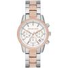 Chronograph MICHAEL KORS "BRYANT", rosa (silberfarben, roségoldfarben), Armbanduhren, Damen, Quarzuhr, Armbanduhr, Damenuhr, Stoppfunktion, Edelstahlarmband
