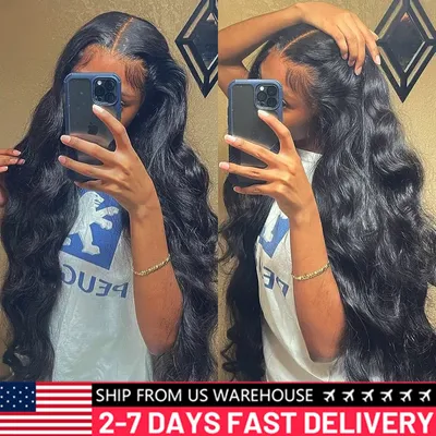 30 32inch 13x4 13x6 Body Wave Lace Front Wig Human Hair PrePlucked Brazilian Human Hair Lace Frontal