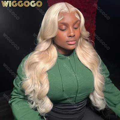 Wiggogo Blonde Lace Front Wig Human Hair Wig 613 Hd Lace Frontal Wig 13X4 13X6 Body Wave Human Hair