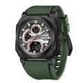 sanda 3356 montre à quartz électronique pour hommes multifonctionnel étanche réveil calendrier étudiant mode montres de sport carrées