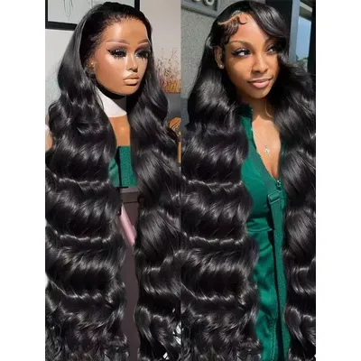 HD Transparent 13x4 13x6 Body Wave Lace Front Wig Pre Plucked 360 Lace Frontal Wig Human Hair Wigs