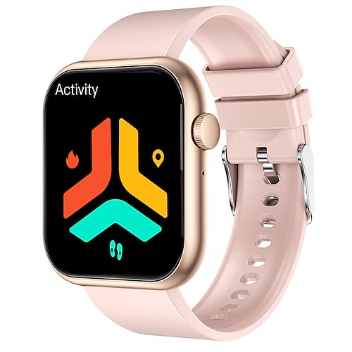 imosi qx7 pro smartwatch non invasivo per la glicemia, smartwatch da 2,0 pollici, fitness, corsa, monitoraggio della temperatura, contapassi, chiamata bluetooth, compatibile con Android ios, donna,