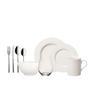 Villeroy & Boch - 4 Friends Set 36pcs EC Twist White Piatti e stoviglie 1 pieces unisex