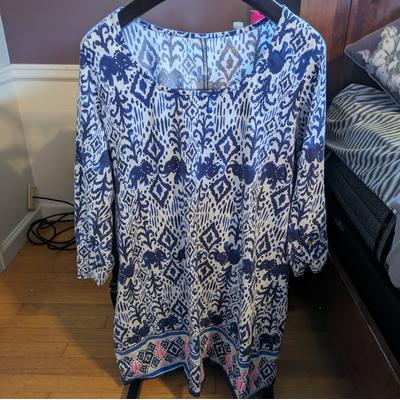 Lilly Pulitzer Dresses | Lily Pulitzer Dress Size Extra Large Bowl | Color: Blue | Size: Xl