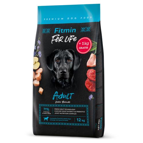 12kg+1kg gratis! Fitmin Dog for Life Adult LB Hundefutter trocken