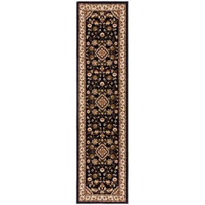Teppich FLAIR RUGS "Sherborne", blau, B:66cm H:12mm L:300cm, Kunstfaser, Teppiche, Vintage Stil Image