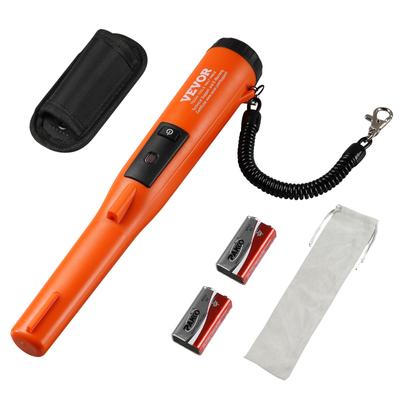 VEVOR Metal Detector Pinpointer Fully Waterproof Handheld Pin Pointer Wand Treasure Hunting for Adults and Kids - 4.5 inch