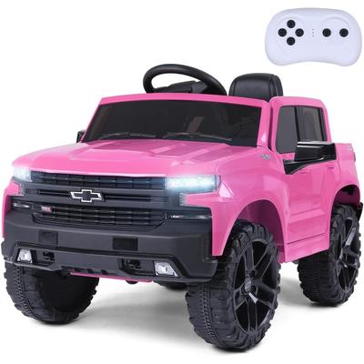 Funtok RS03 12V Licensed Chevrolet Silverado Electric Ride On Car Truck Music LED W/ Remote Control