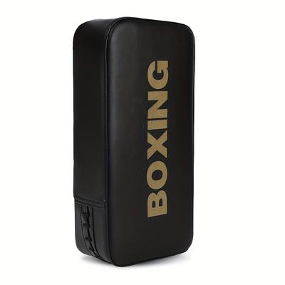 TEMU 1pc Kickboxing Muay Thai Pad, Training Equipment, Extra Thick Punching Kick Shield, Taekwondo Kicking , Durable Boxing Pad With Reinforced Handles
