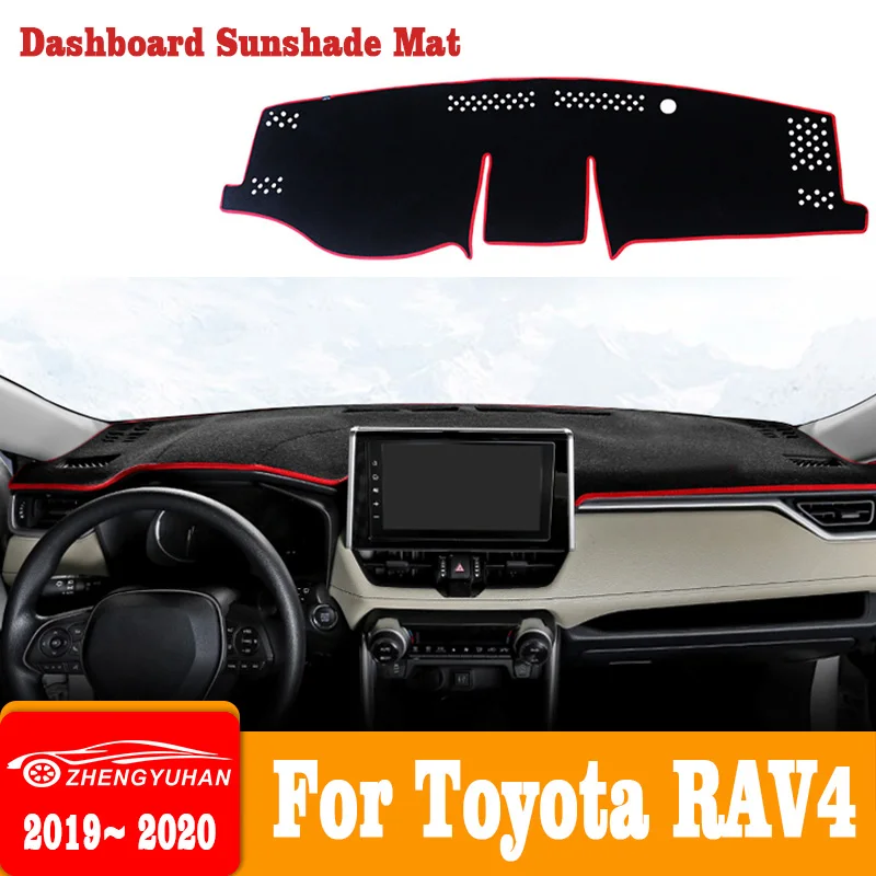 Cruscotto dell'automobile Zerbino Parasole Strumento Scrivania Copertura Accessori Per Toyota RAV4 XA50 2019 2020 2021 2022 2023 2024 RAV 4 Hybrid