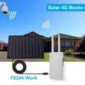 Router 4G WIFI Wireless Outdoor 18650 batteria Solar Powerd 3G GSM Sim Card 12 v1a telecamera sistema di sicurezza domestica Wireless AP Bridge