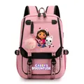 Gabby Dollhouse zaini bambini Cartoon School Bags Cute Girls Gabby Cats Bookbag zaino moda donna