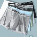 4 pezzi Summer Mesh Men Boxer Underwear Quick Dry mutandine uomo Boxer-slip traspirante XL XXL 3XL 4XL pantaloncini maschili pantaloncini da uomo
