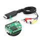 Adattatore scaler 4K30HZ da HDMI a RCA AV/CVSB L/R Convertitore composito audio video HD Supporto NTSC PAL