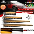CO LIGHT Nuova barra luminosa a LED sottile da 52 pollici Bianco e ambra 42" Luce da lavoro a LED