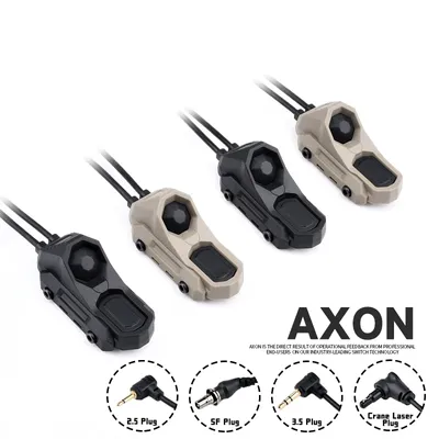 Airsoft Axon Tactical Dual Function Pressure Remote Switch for PEQ-15 DBAL-A2 MAWL NGAL Laser M300 M600 Weapon Scout Flashlight