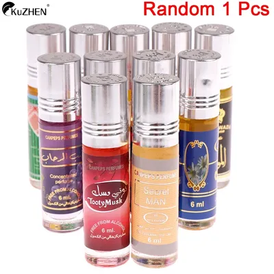 6ml Muslim Roll On Perfume Fragrance Essence Oil Body Scented Long Lasting Fragrance Alcohol Free