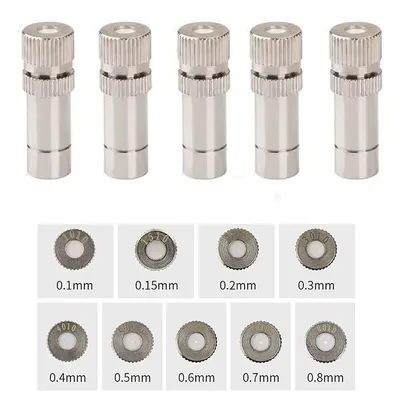 Low Pressure Garden Water Irrigation Sprinkler Quick Pushing Nozzles For Misting Cooling System Gardening Irrigation Parts