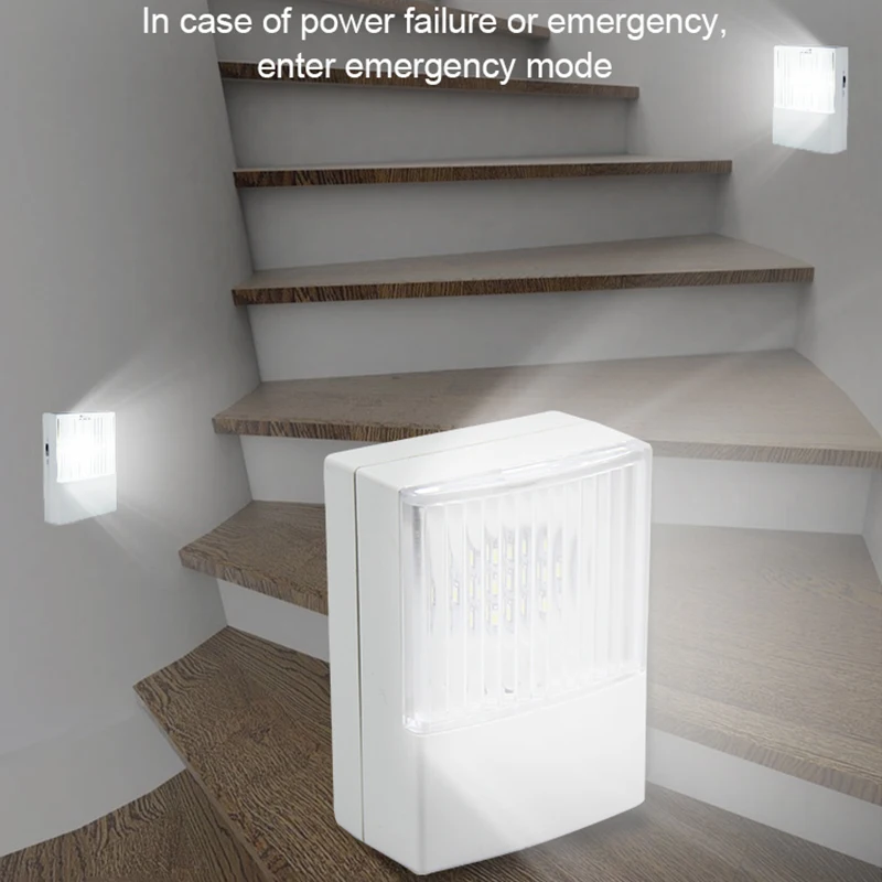 Mini illuminazione di emergenza a LED Lampada da campeggio portatile per esterni Lampada da parete per casa ricaricabile multifunzionale Luci per gradini notturni