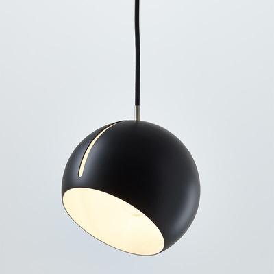 Modern Industrial Pendelleuchte Schwarz Hängelampe Metall Deckenleuchte für Schlafzimmer Wohnzimmer Image