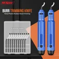 Hi-Spec manuale sbavatura Trimmer lama Edge Cutter sbavatura strumento 2 pezzi set taglierina manico fresa coltello da taglio utensili da taglio fai da te
