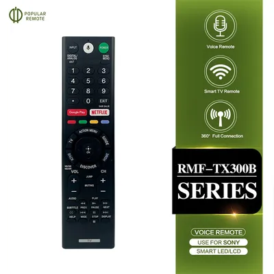 RMF-TX300B Voice Remote Replace Control fit for Sony Smart 4K TV 149331811 XBR-55X850S XBR-55X930D For South American market