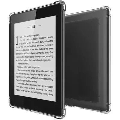 For Kindle Paperwhite 1/2/3/4/5 E-Reader Case Transparent TPU Back Cover Protective Shell 11th